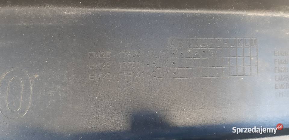 FORD S MK2 ZDERZAK TYŁ TYLNY EM2B17F001A Trzciel sprzedam