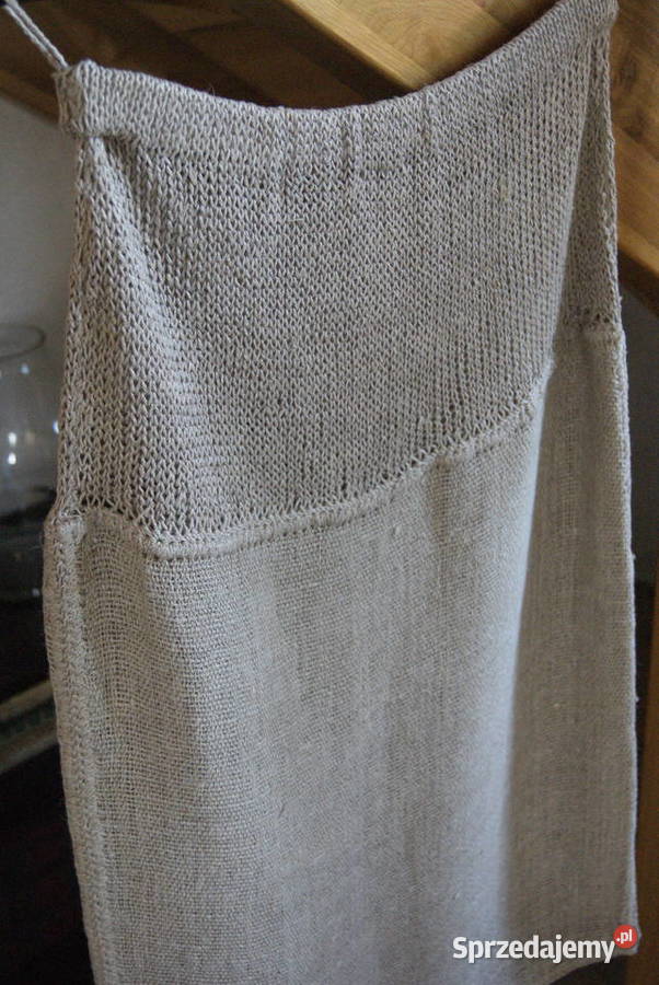 Spódnica len rękodzieło