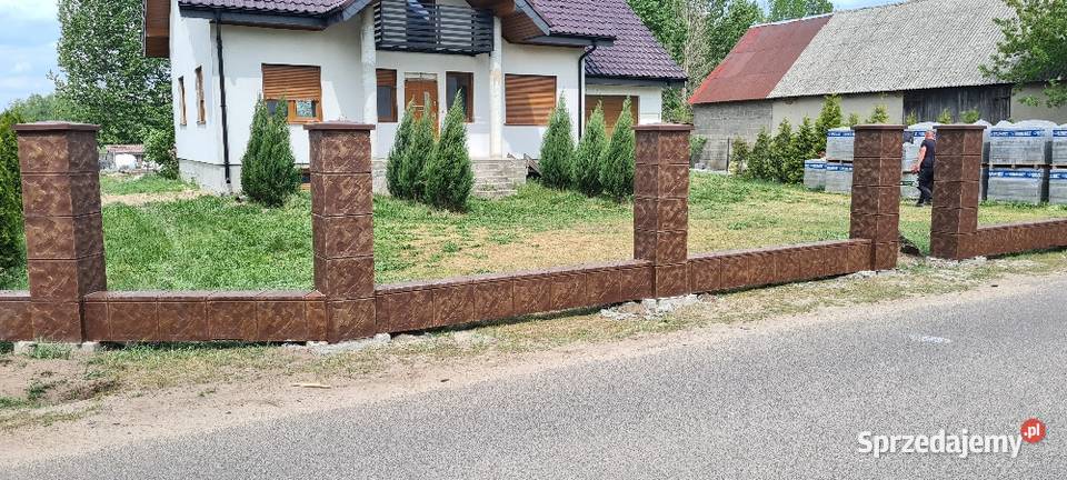 Ala Klinkier ogrodzenie ogrodzenia nowoczesne podkarpackie