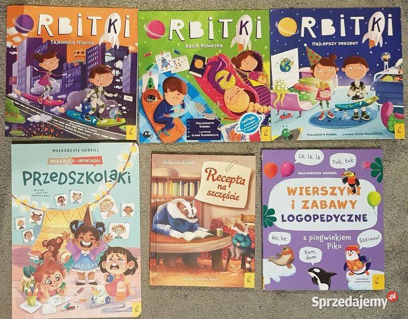 Recepta na szczęście Przedszkolaki Orbitki Rok wydania 2022 Książki dla dzieci Ząbki