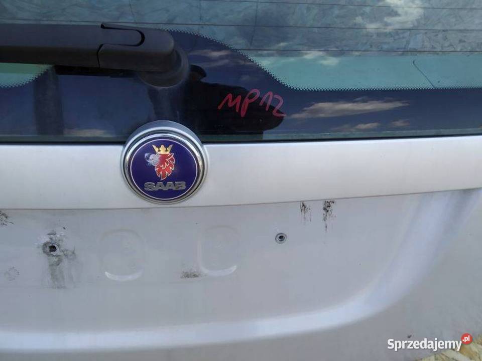 SAAB 93 VER2 2008 Z TYŁU TYLNA KLAPA BAGAŻNIKA Rudziniec sprzedam