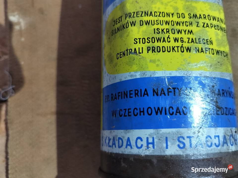 ZABYTKOWA PUSZKA OLEJU MIXOL RAFINERAI Pozostałe Kęty