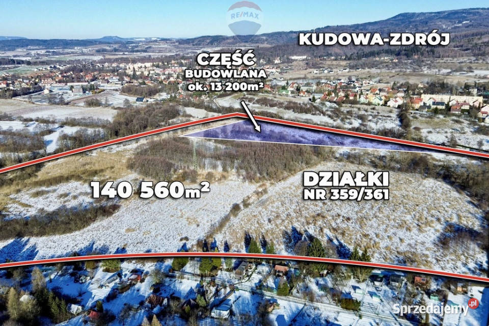 Wyjątkowy teren inwestycyjny 140560 m Kudowa-Zdrój