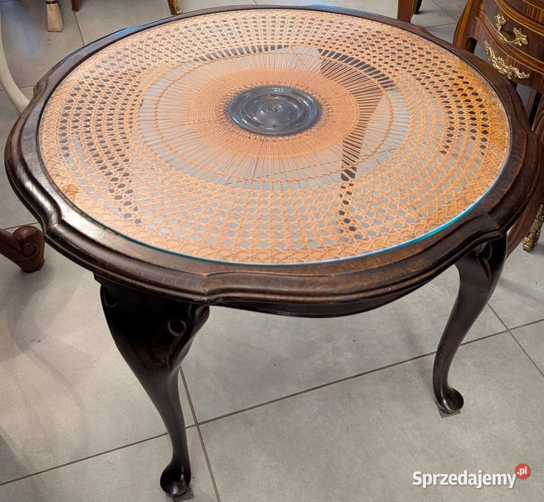 Wspaniały okrągły stolik dębowysklep Dąbrowa Dąbrowa Górnicza