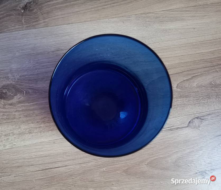 Szklany kobaltowy wazon Ożarów