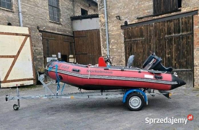 Kompletny zestaw Ponton 420m Silnik Yamaha 50 2T Koszalin sprzedam