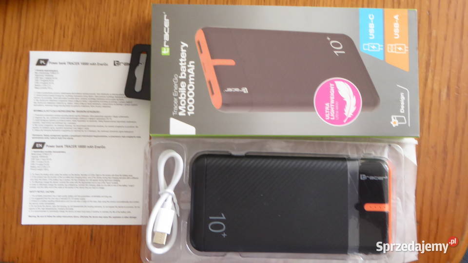 Nieużywany mobilny POWER BANK 10000mAh TRACER