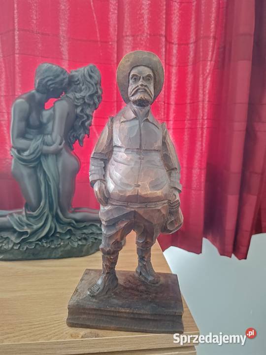 Rzeźba z drewna Samczo Pansa Lipno
