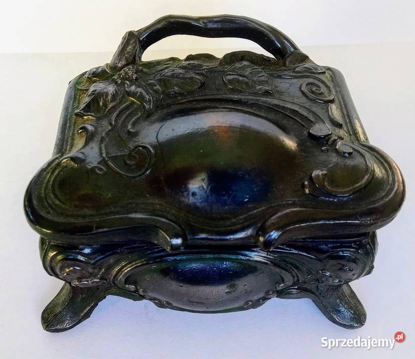 Stara szkatułka puzderkoPRL Rzeszów