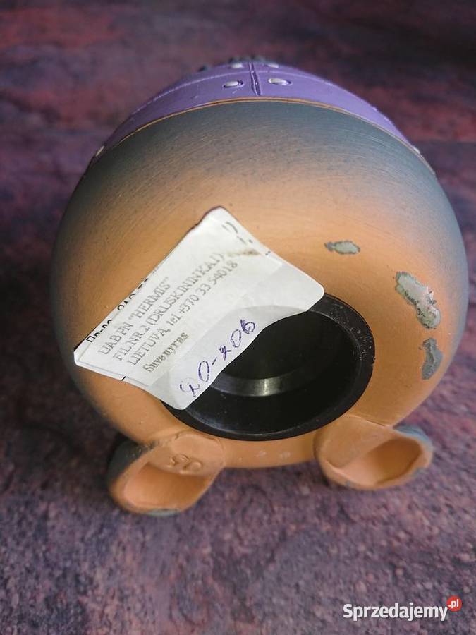 Gliniana skarbonka Hermis rękodzieło souvenir Dekoracje i ozdoby Warszawa