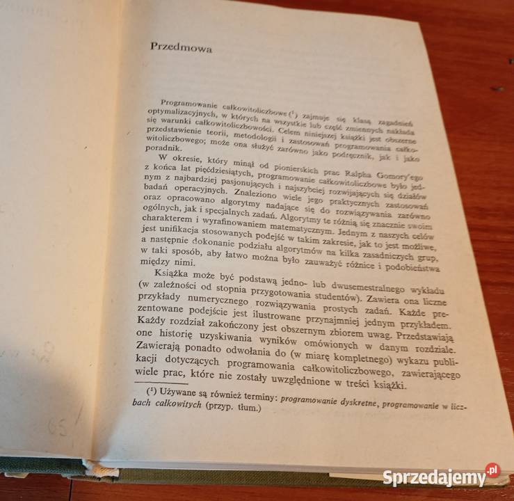 Programowanie całkowitoliczbowe Garfinkel pomorskie Gdańsk