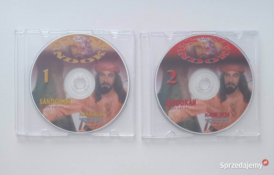 Serial Sandokan 6 odcinków 4 płyty Kabir Bedi do Kraków