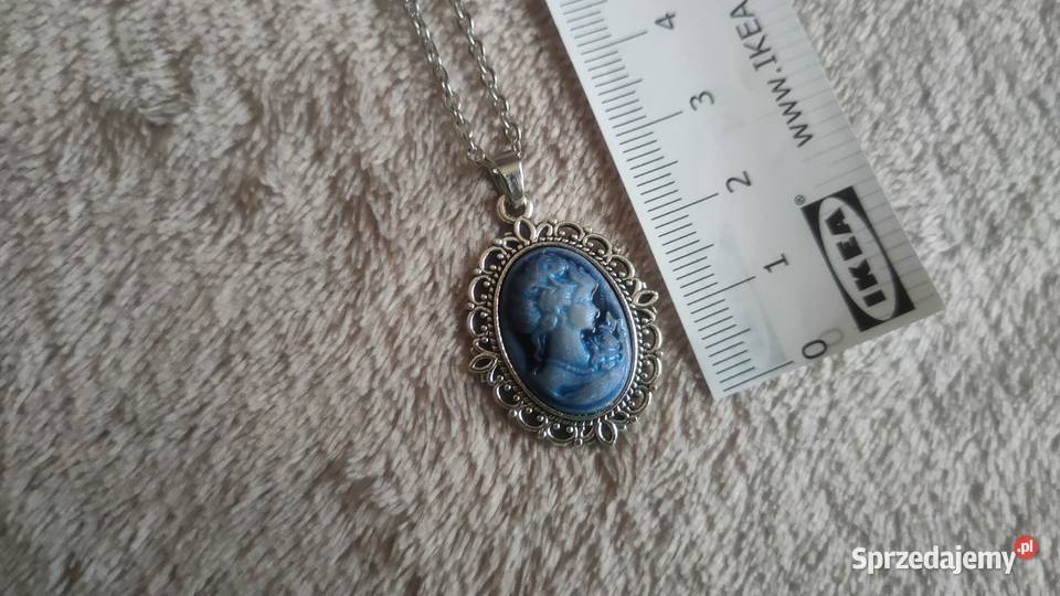 Wisior wisiorek naszyjnik kamea kobieta Tarnowskie Góry