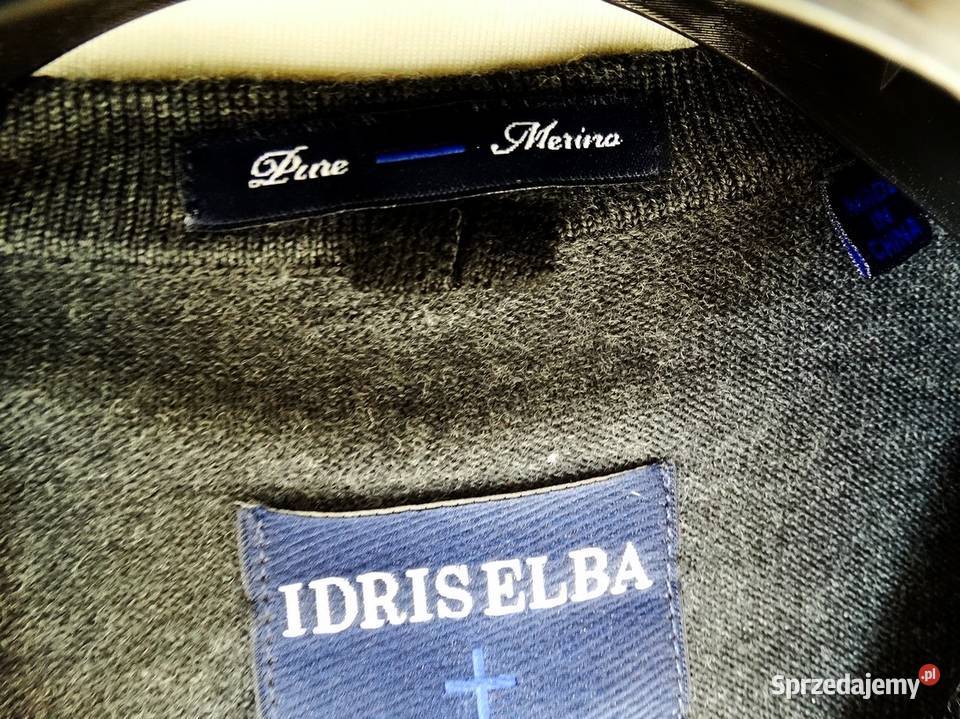 Sweter Męski Wełniany 100 Wełna Merino