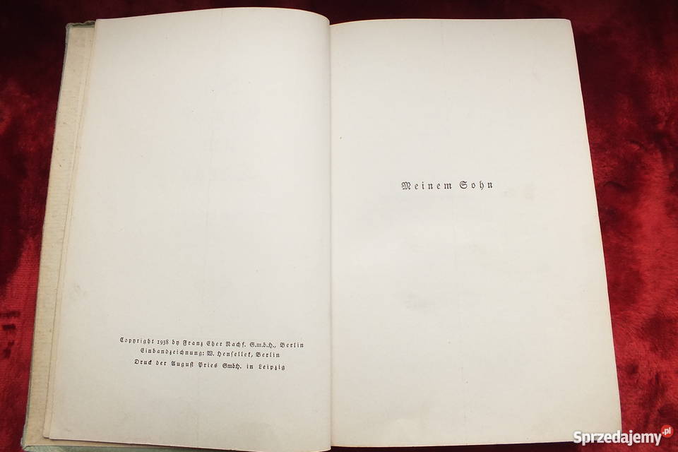 Stara powieść Der rampf um lorge z 1939 roku Antykwariat Żary