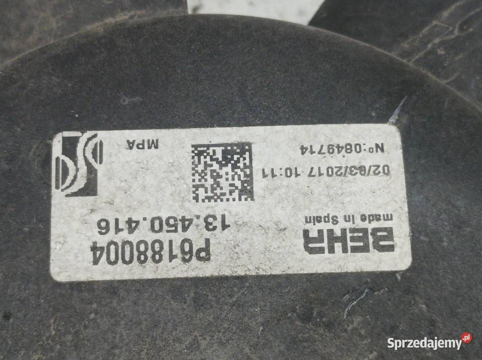 WENTYLATOR CHŁODNICY 12 B 13450416 Opel Corsa V