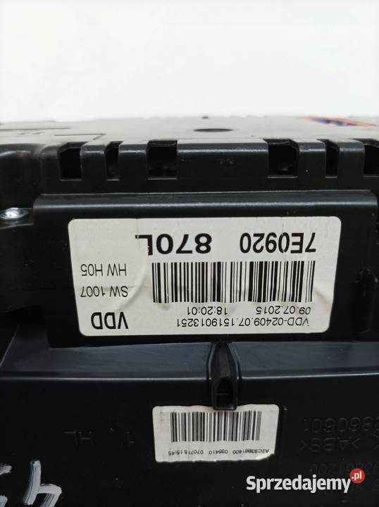 LICZNIK 7E0920870L 20 TDI 140 Volkswagen