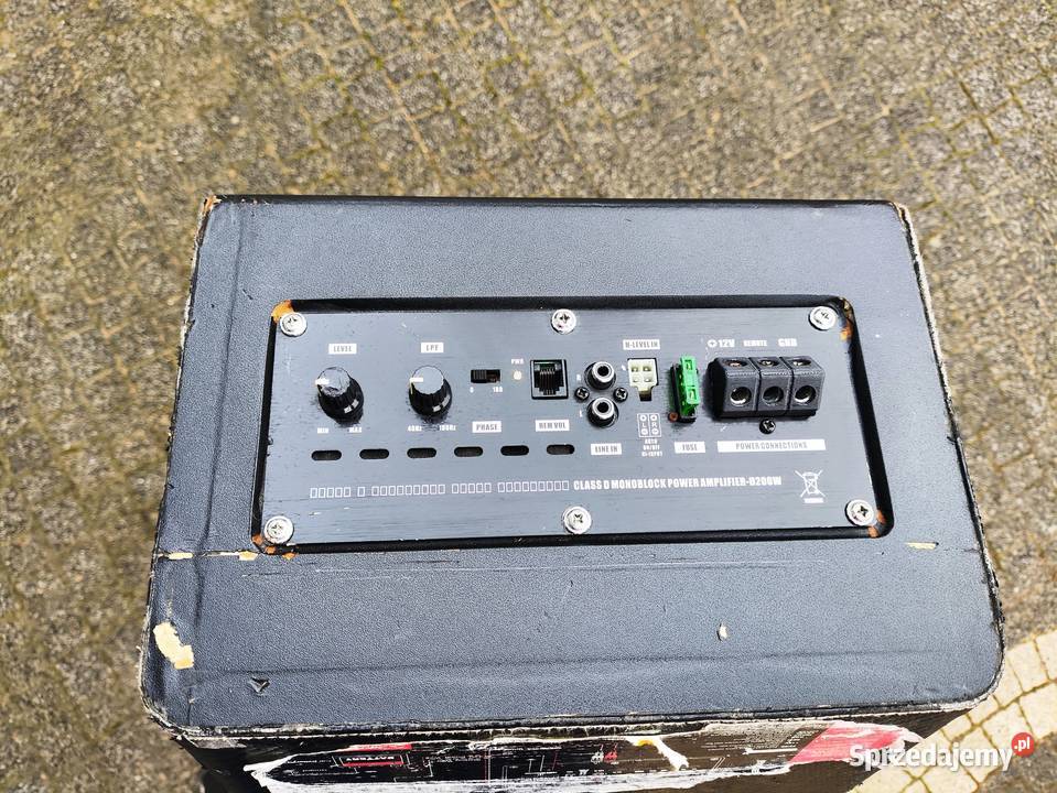 Skrzynia bassowa aktywna Kruger Matz KMF250X skrzynie basowe i tuby Głośniki Niegowonice sprzedam