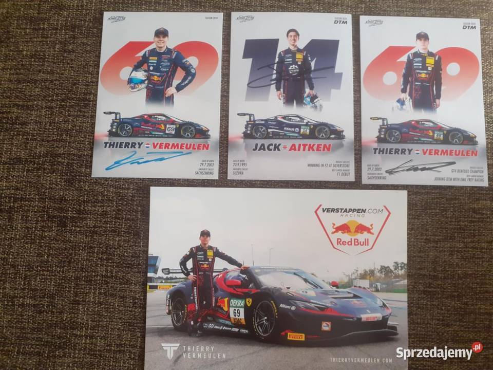 Red Bull Emil Freykarty kierowcówautografy Warszawa