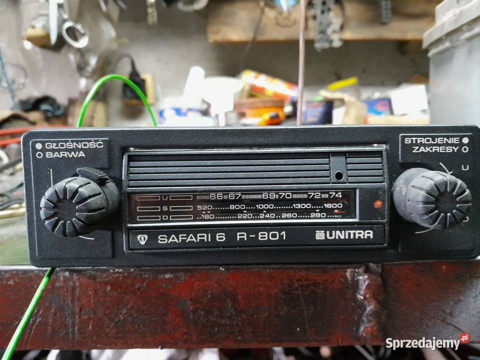 Radio Unitra R801 Diora Safari 6 samochodowe osobowe sprzedam