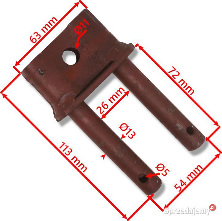 10x ŁĄCZNIK Pręta Podnośnika Podwójnego Kopaczka Solec Kujawski