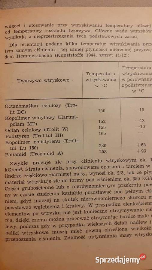 Tworzywa sztuczne poradnik Rok wydania 1955 zachodniopomorskie Szczecin