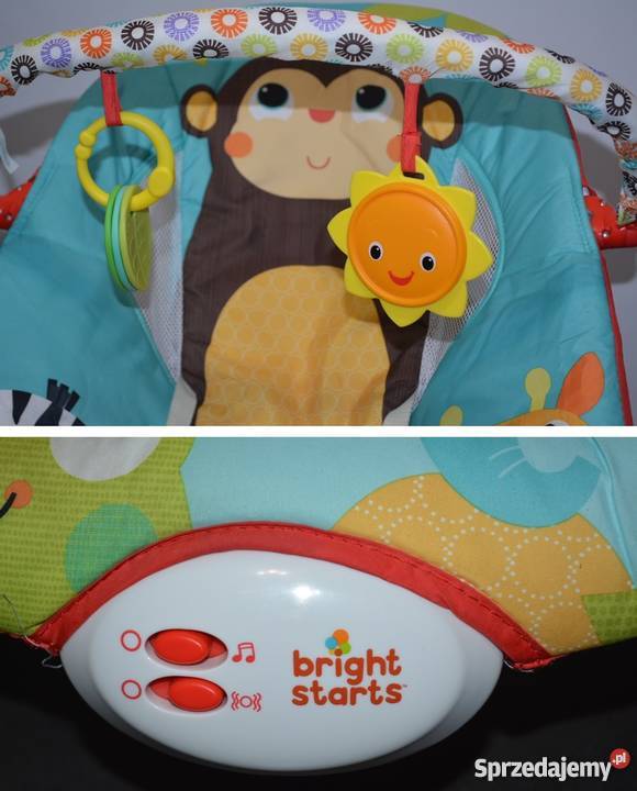 Leżaczek Bujaczek Huśtawka Bright Starts Kids Rewal