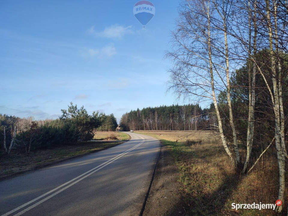 PISKÓRKA urokliwa działka w otoczeniu natury asfalt Piskórka