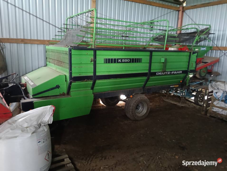 Przyczepa samozbierająca Deutz fahr K550noże Deutz-Fahr Czarnożyły sprzedam