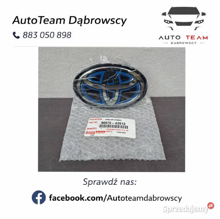 Znaczek emblemat logo pod radar Toyota CHR Camry dolnośląskie Mielęcin