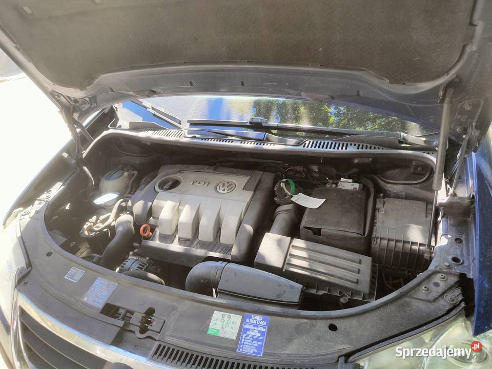 VW Touran 19 TDI Uszkodzony silnik Olsztyn