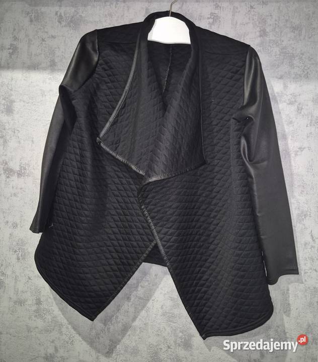 Narzutka damska czerń pikowana 38M Łódź