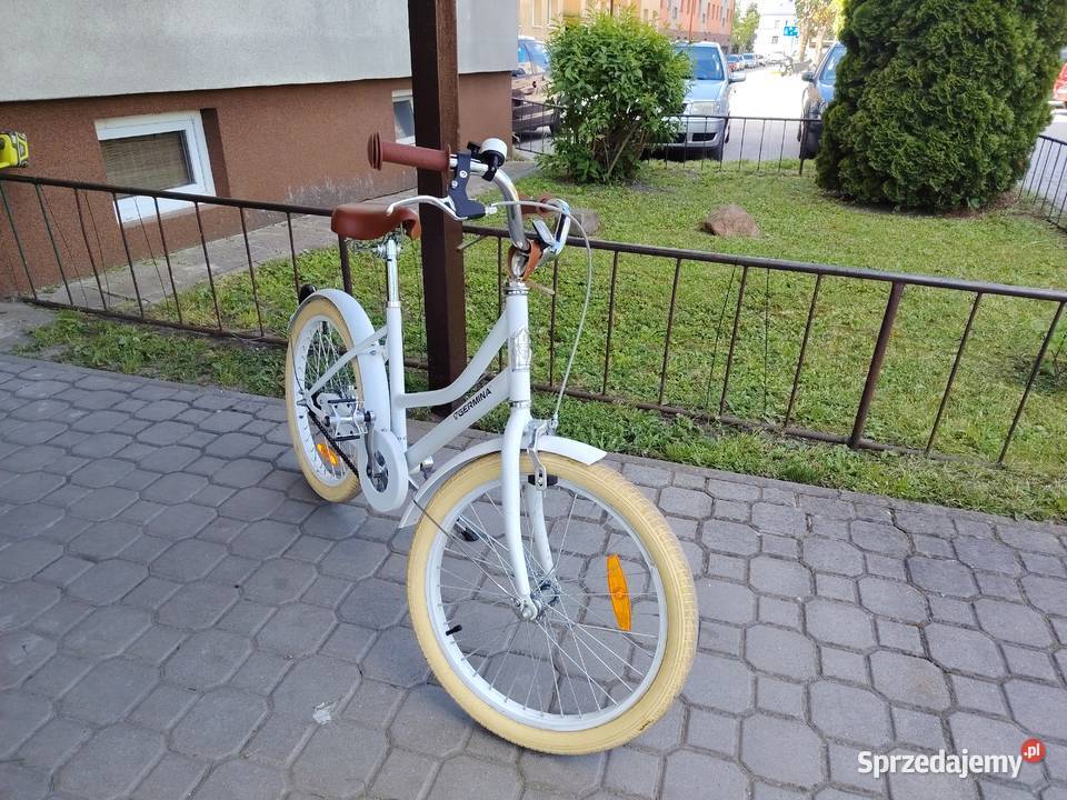 Rower dziewczynki GERMINA Vintage 20 Biały Busko-Zdrój sprzedam