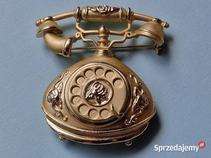 BROSZKA W STYLU ART DECO ATARY TELEFON Częstochowa