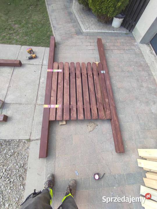 Sztachety drewniane furtki Wszystko do ogrodu Tarnów