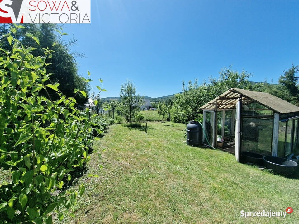 Ogródek garaż zieleń górski widok 5051zł/m2 dolnośląskie Głuszyca