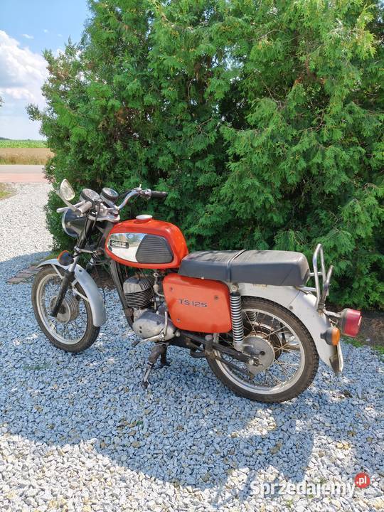 MZ TS 125 motocykl z dokumentami 125cm3 Kalisz