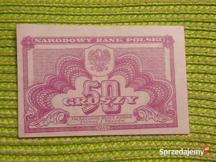 banknot polski 50 groszy z 1944r podlaskie