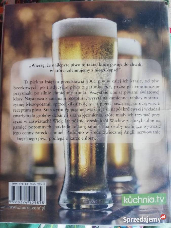 1001 Piw których spróbować Adrian Tierney Jones Poradniki, albumy i reportaże