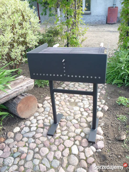 Solidny grill ogrodowy blacha 4 mm jedyny taki Damasławek