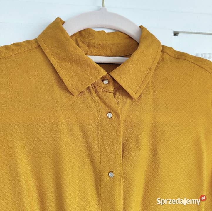 Bluzka Massimo Dutti 36 S miodowa koszula żółta Szczecin sprzedam