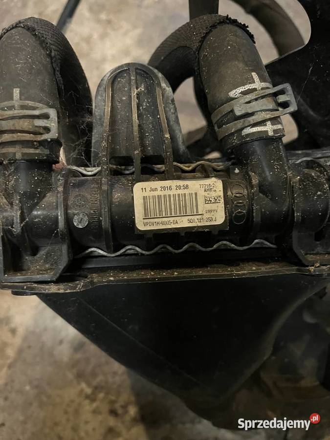 Golf VII dodatkowa chłodnica wody Oświęcim sprzedam