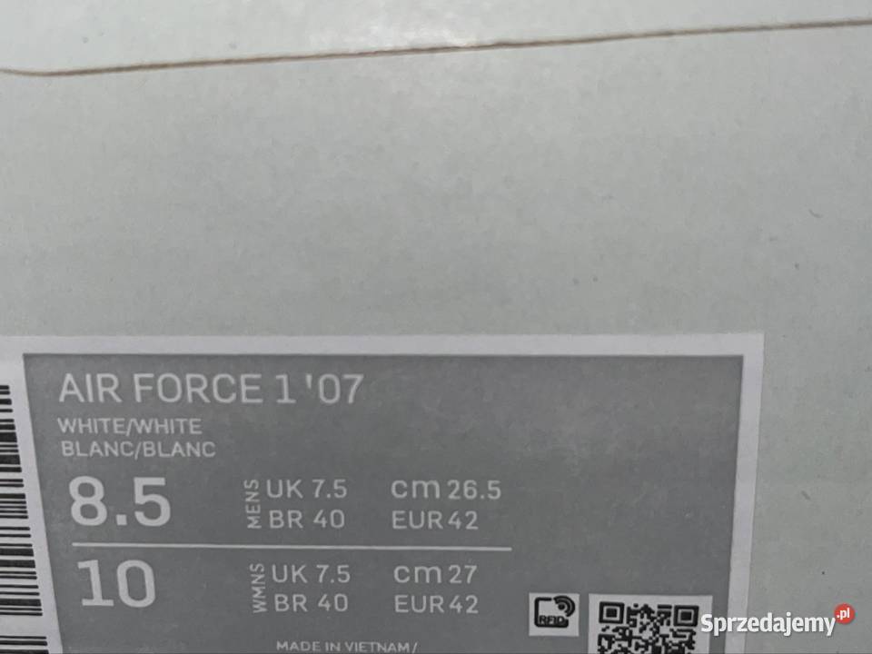 Air force 1 white Leszno