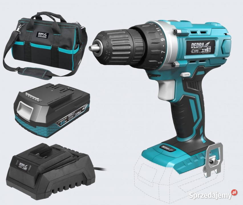 Wiertarkowkrętarka akumulatorowa zestaw DED7010 Elektryczne Wacławów