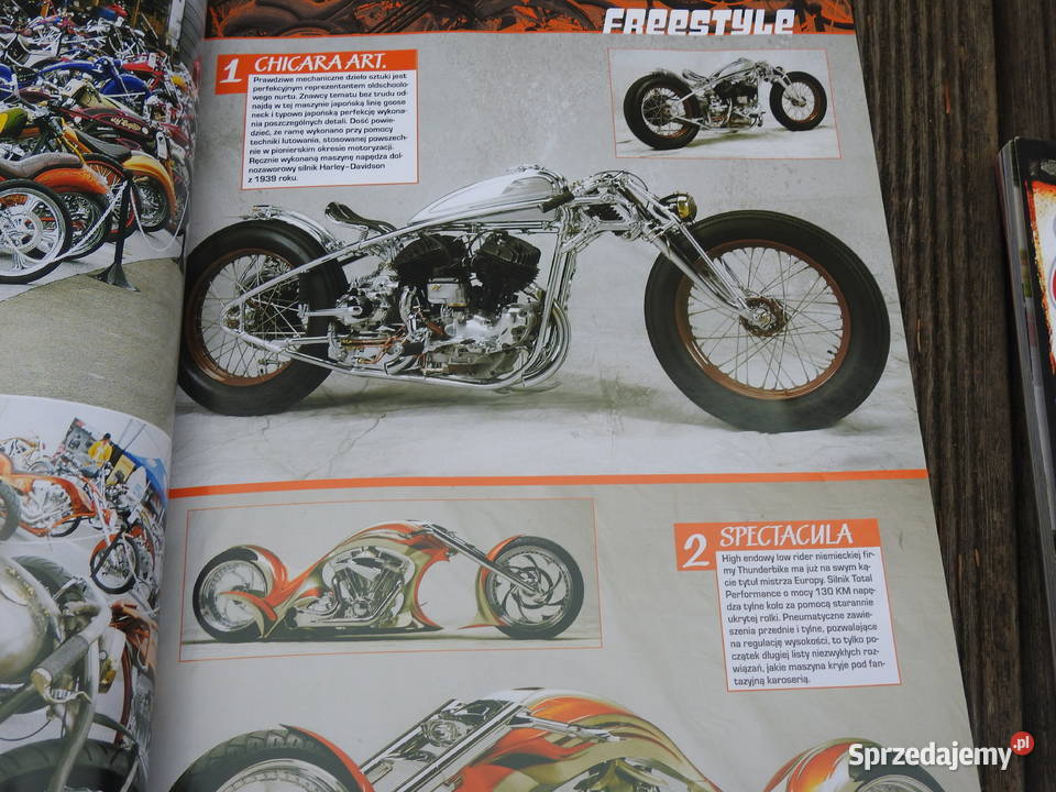 Custom Harley WLA Indian Bobber Chopper Easy Antykwariat Warszawa