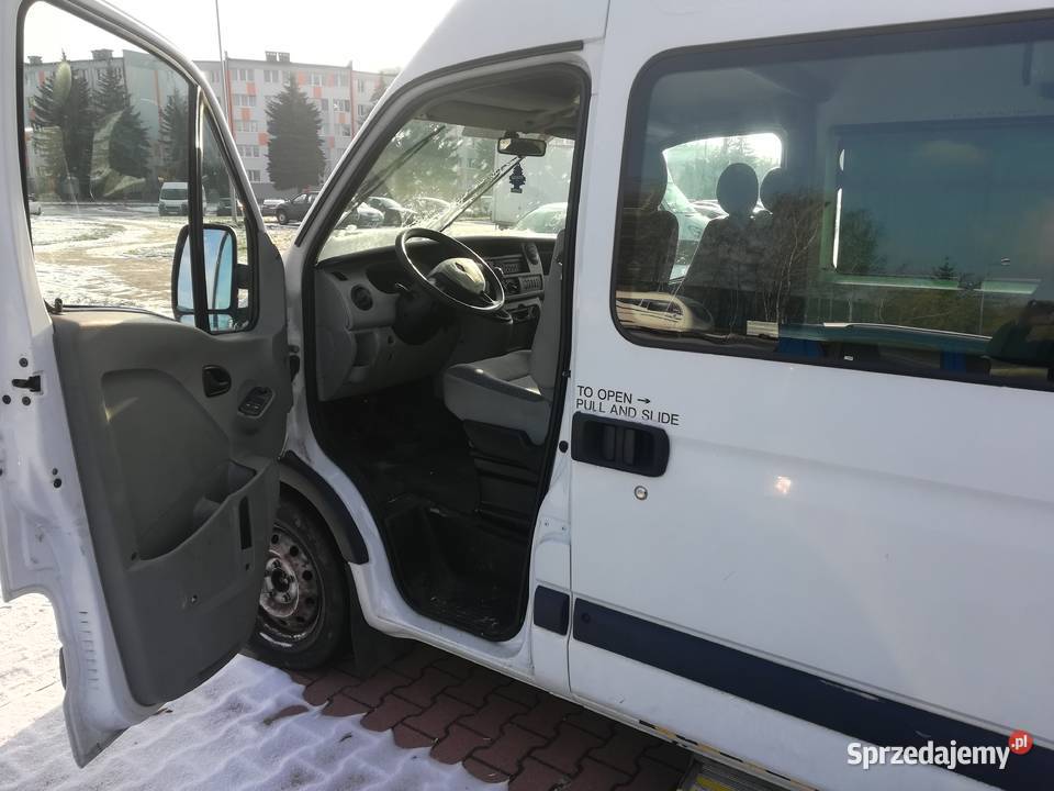 Renault master 2 2010 r posiada rampe 9 foteli Polkowice