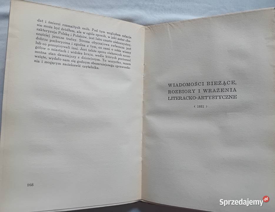 Henryk Sienkiewicz Dzieła tom LII Wiadomości Koźminek sprzedam