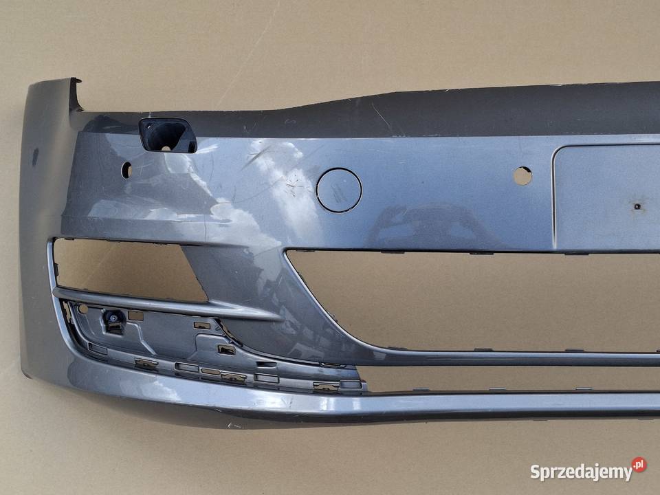 VW GOLF VII 7 ZDERZAK PRZÓD PRZEDNI SPRYSKI PDC Bieleń
