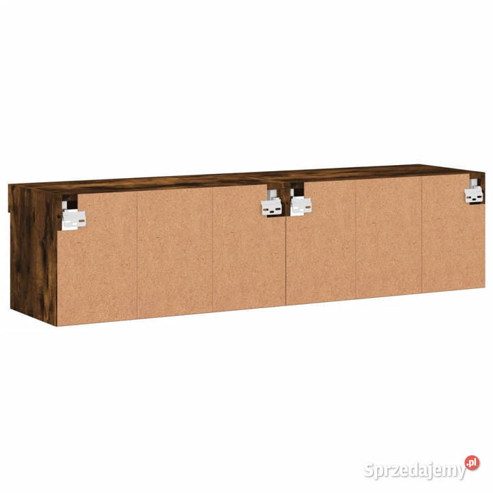 Szafki pod TV z LED 2 przydymiony dąb 60x30x30 Warszawa sprzedam