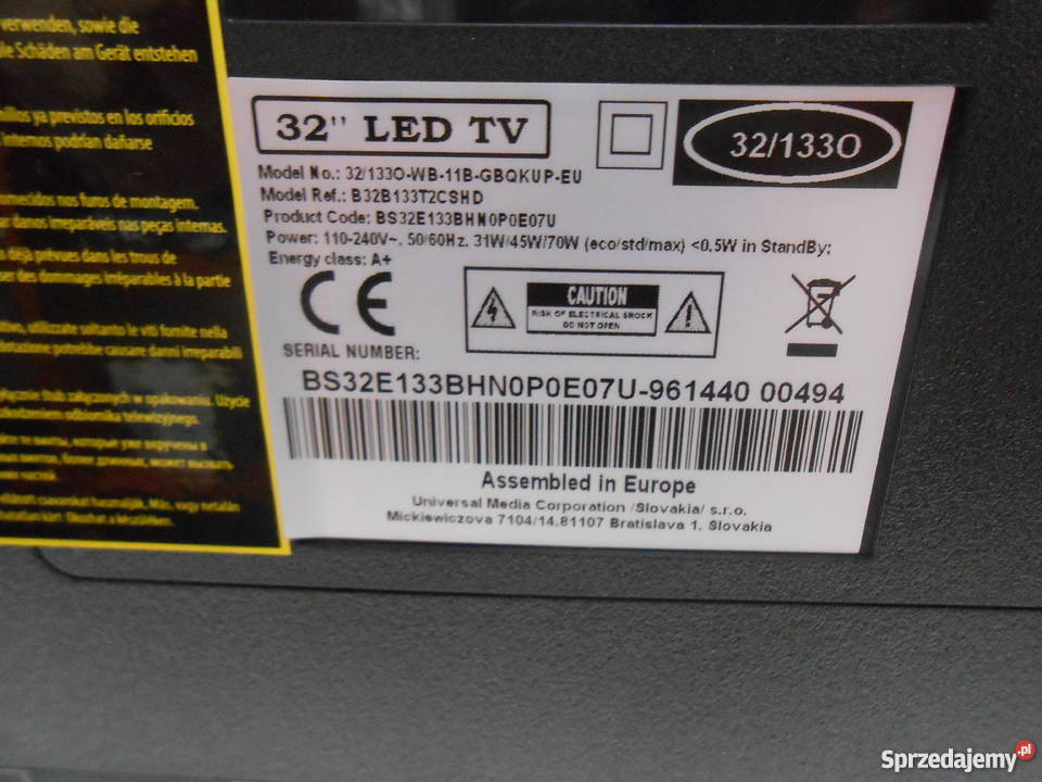 Telewizor BLAUPUNKT LED 32 śląskie